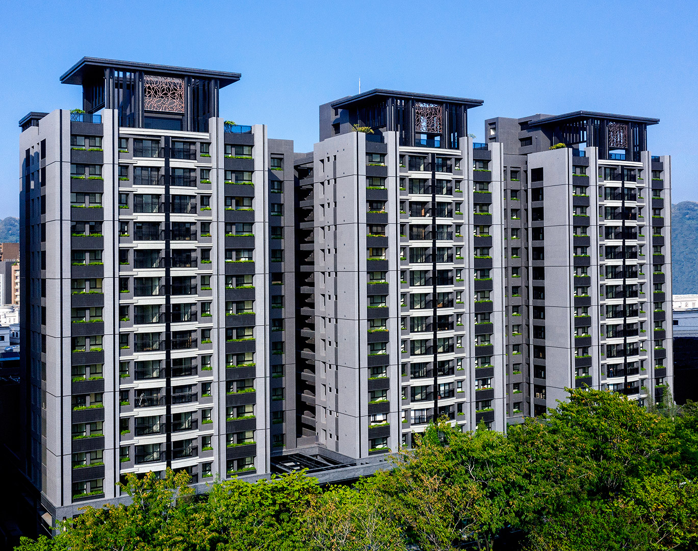 惠宇樂觀官網建築外觀完工實景;官網完工實景圖